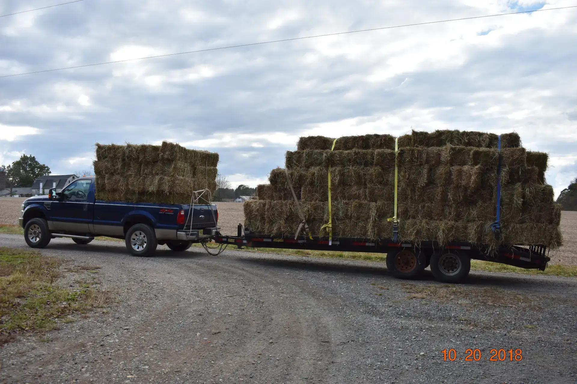 Hay at Peterson Family Farm