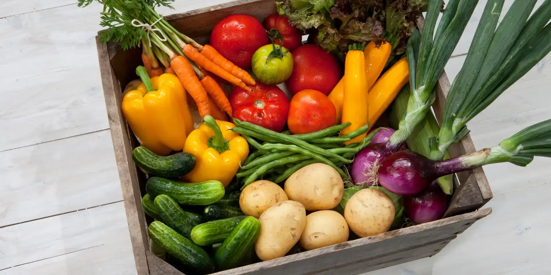 Seasonal produce from Peterson Family Farm CSA