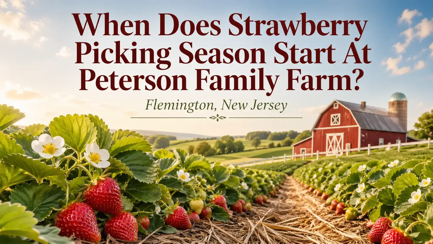 New Jersey Strawberry Season Guide | Peterson Farm
