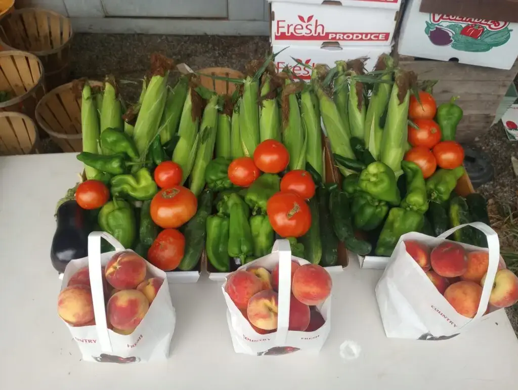 Seasonal produce from Peterson Family Farm